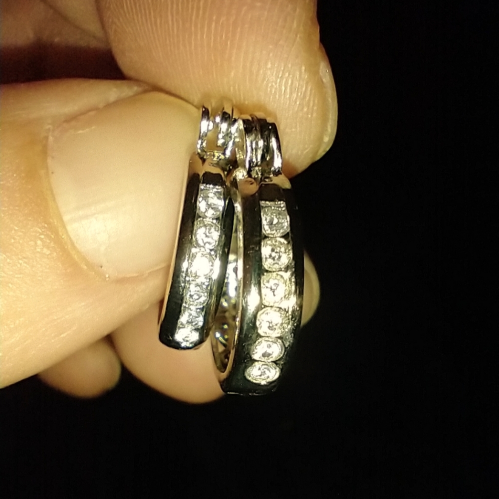 Hoop earrings